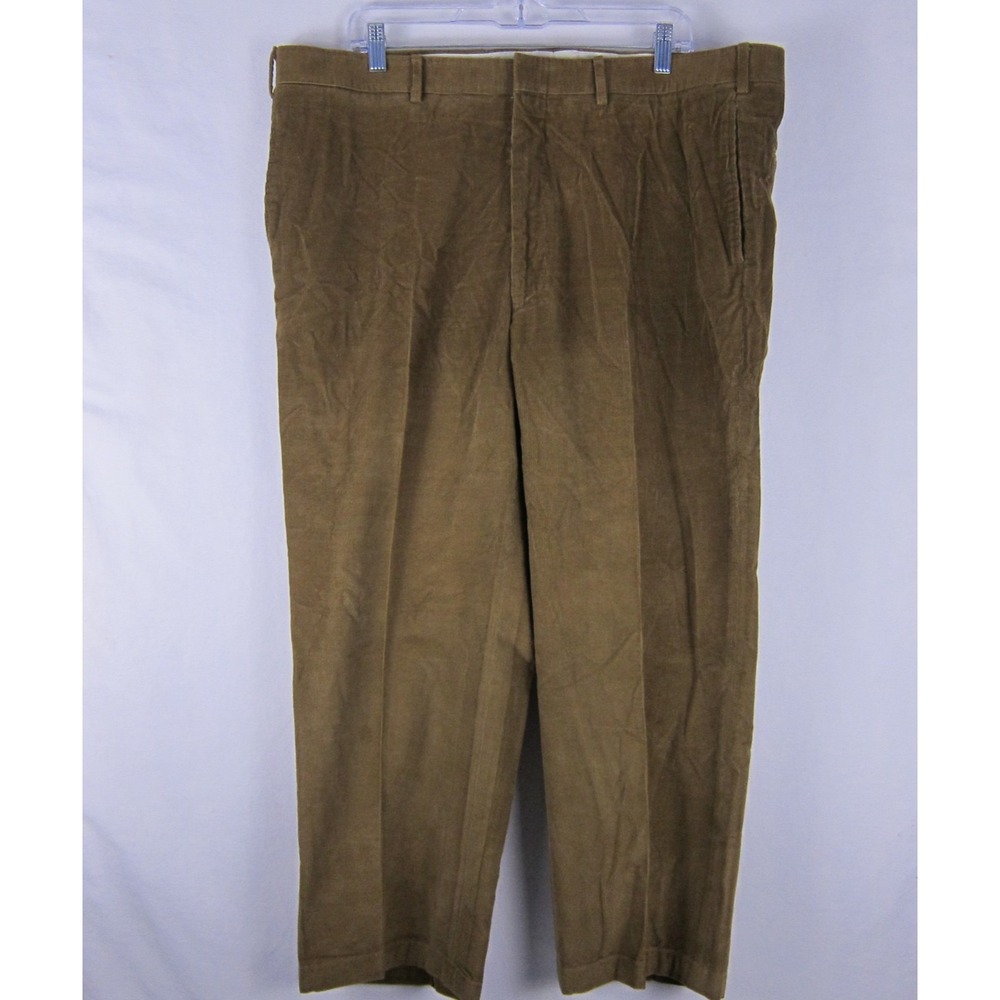 Ben Silver Charleston Corduroy Pants Mens 40x25 Brown Made In USA